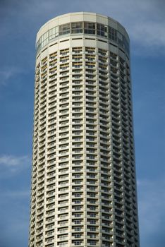 Modern City landscape showing tall office blocks