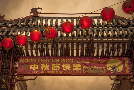 Fullmoonfestival in London, Chinatown