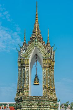 bell dome Wat Pho temple bangkok thailand