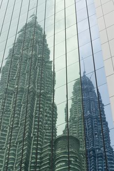 Modern architectural buildings in Kuala Lumpur City