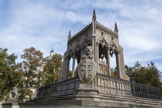 Mausoleum of Aleksandra and Stanislaw Kostka Potocki in Wilanow, Warsaw.