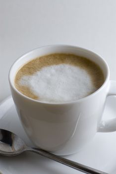 A refreshing cup of Italian Cappuccino Coffee