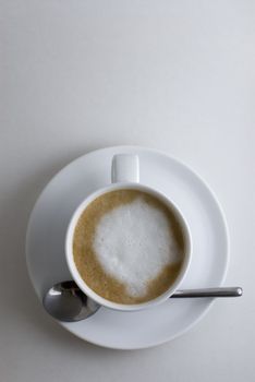 A refreshing cup of Italian Cappuccino Coffee