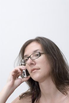 A Woman on a mobile phone