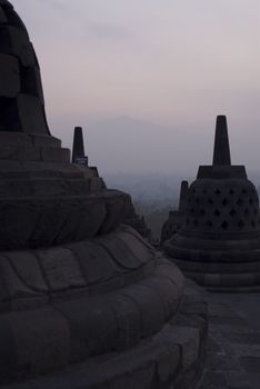 The Borobudur Temple, Java, Indonesia