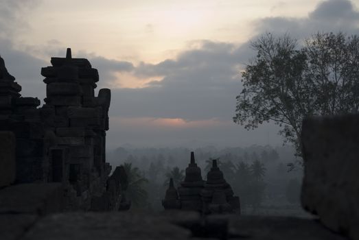 The Borobudur Temple, Java, Indonesia