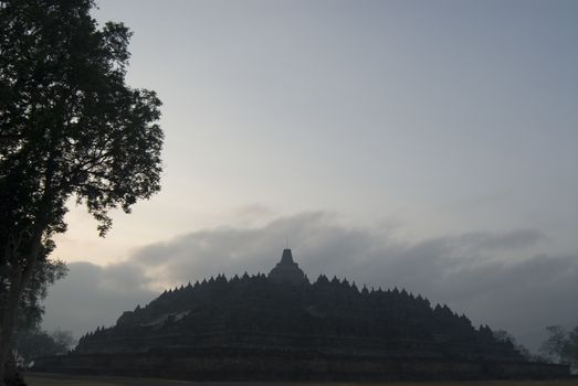 The Borobudur Temple, Java, Indonesia