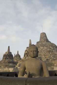 The Borobudur Temple, Java, Indonesia