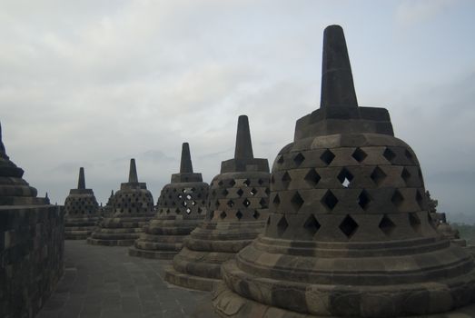 The Borobudur Temple, Java, Indonesia