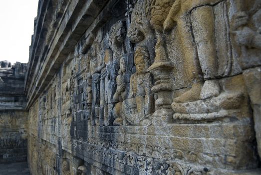 Borobudur Temple in Java, Indonesia