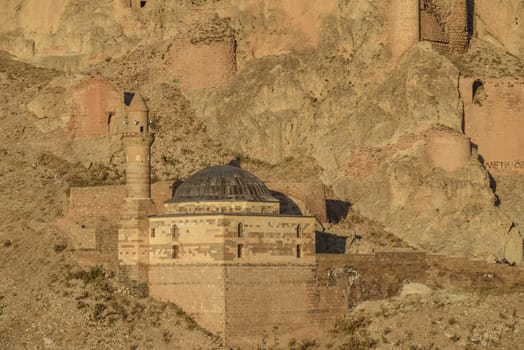 Ishak Pasha Palace (Constructed in 1685) is a semi-ruined palace located in the Dogubeyazit district of Agri province of Turkey.