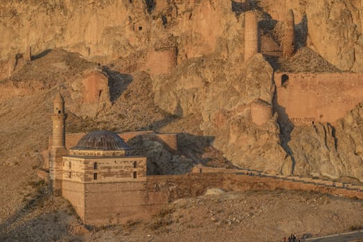 Ishak Pasha Palace (Constructed in 1685) is a semi-ruined palace located in the Dogubeyazit district of Agri province of Turkey.