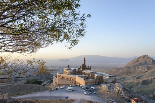 Ishak Pasha Palace (Constructed in 1685) is a semi-ruined palace located in the Dogubeyazit district of Agri province of Turkey.