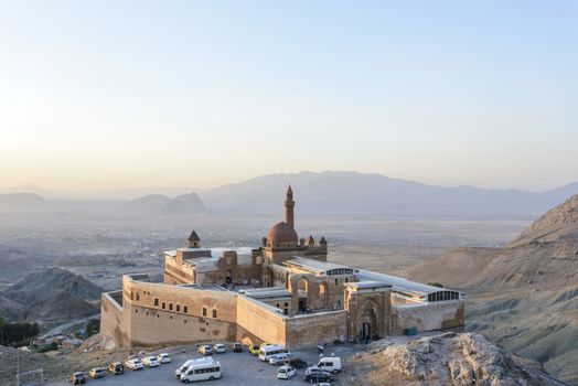 Ishak Pasha Palace (Constructed in 1685) is a semi-ruined palace located in the Dogubeyazit district of Agri province of Turkey.