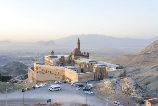 Ishak Pasha Palace (Constructed in 1685) is a semi-ruined palace located in the Dogubeyazit district of Agri province of Turkey.