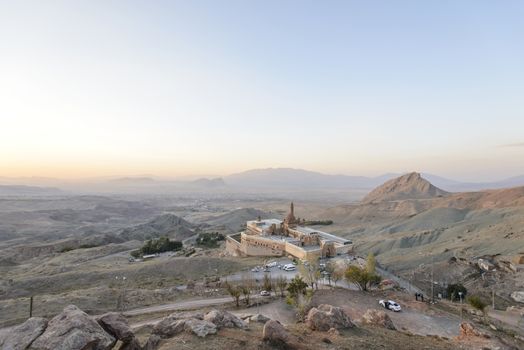 Ishak Pasha Palace (Constructed in 1685) is a semi-ruined palace located in the Dogubeyazit district of Agri province of Turkey.