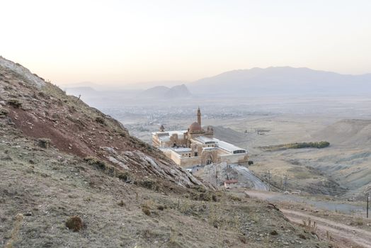 Ishak Pasha Palace (Constructed in 1685) is a semi-ruined palace located in the Dogubeyazit district of Agri province of Turkey.