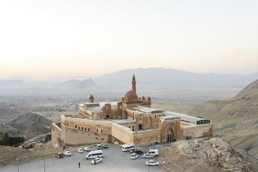 Ishak Pasha Palace (Constructed in 1685) is a semi-ruined palace located in the Dogubeyazit district of Agri province of Turkey.