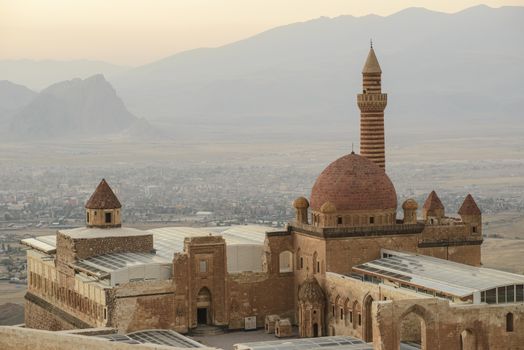 Ishak Pasha Palace (Constructed in 1685) is a semi-ruined palace located in the Dogubeyazit district of Agri province of Turkey.