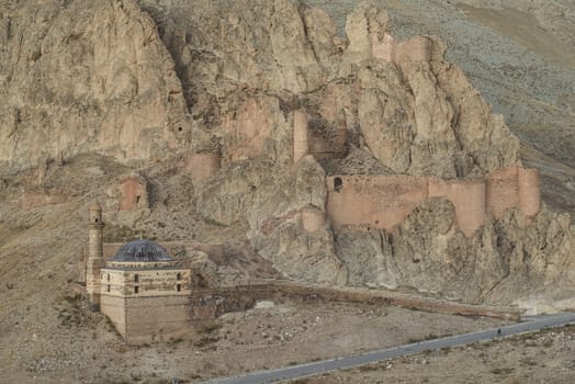 Ishak Pasha Palace (Constructed in 1685) is a semi-ruined palace located in the Dogubeyazit district of Agri province of Turkey.