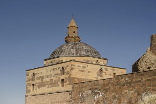 Ishak Pasha Palace (Constructed in 1685) is a semi-ruined palace located in the Dogubeyazit district of Agri province of Turkey.