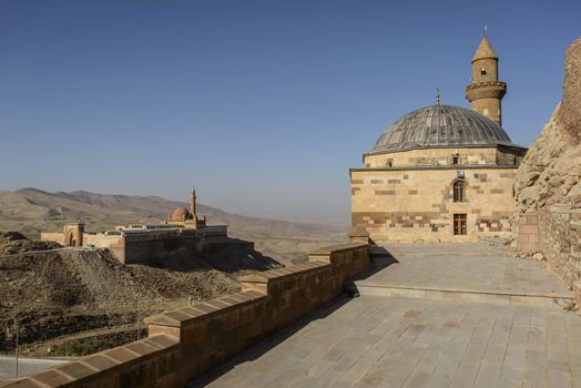 Ishak Pasha Palace (Constructed in 1685) is a semi-ruined palace located in the Dogubeyazit district of Agri province of Turkey.