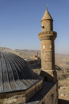 Ishak Pasha Palace (Constructed in 1685) is a semi-ruined palace located in the Dogubeyazit district of Agri province of Turkey.