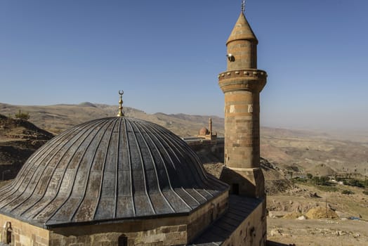 Ishak Pasha Palace (Constructed in 1685) is a semi-ruined palace located in the Dogubeyazit district of Agri province of Turkey.