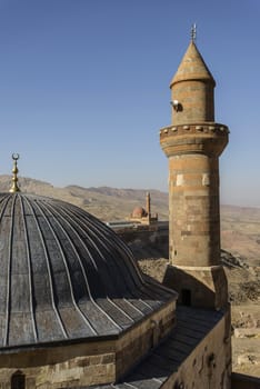 Ishak Pasha Palace (Constructed in 1685) is a semi-ruined palace located in the Dogubeyazit district of Agri province of Turkey.