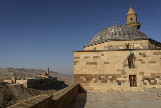 Ishak Pasha Palace (Constructed in 1685) is a semi-ruined palace located in the Dogubeyazit district of Agri province of Turkey.