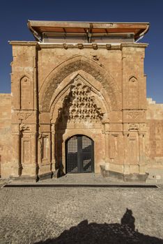 Ishak Pasha Palace (Constructed in 1685) is a semi-ruined palace located in the Dogubeyazit district of Agri province of Turkey.