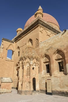 Ishak Pasha Palace (Constructed in 1685) is a semi-ruined palace located in the Dogubeyazit district of Agri province of Turkey.