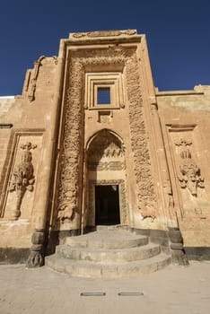 Ishak Pasha Palace (Constructed in 1685) is a semi-ruined palace located in the Dogubeyazit district of Agri province of Turkey.