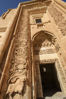 Ishak Pasha Palace (Constructed in 1685) is a semi-ruined palace located in the Dogubeyazit district of Agri province of Turkey.