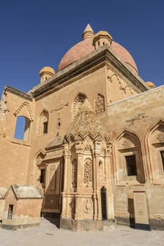 Ishak Pasha Palace (Constructed in 1685) is a semi-ruined palace located in the Dogubeyazit district of Agri province of Turkey.