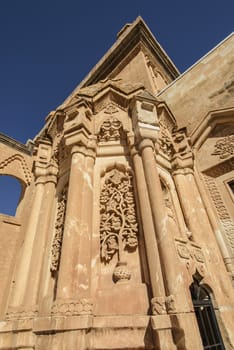 Ishak Pasha Palace (Constructed in 1685) is a semi-ruined palace located in the Dogubeyazit district of Agri province of Turkey.