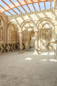 Ishak Pasha Palace (Constructed in 1685) is a semi-ruined palace located in the Dogubeyazit district of Agri province of Turkey.