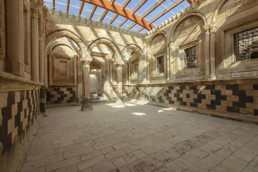 Ishak Pasha Palace (Constructed in 1685) is a semi-ruined palace located in the Dogubeyazit district of Agri province of Turkey.