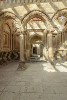 Ishak Pasha Palace (Constructed in 1685) is a semi-ruined palace located in the Dogubeyazit district of Agri province of Turkey.