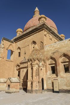 Ishak Pasha Palace (Constructed in 1685) is a semi-ruined palace located in the Dogubeyazit district of Agri province of Turkey.