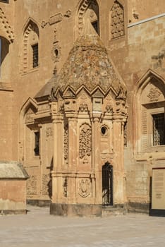 Ishak Pasha Palace (Constructed in 1685) is a semi-ruined palace located in the Dogubeyazit district of Agri province of Turkey.