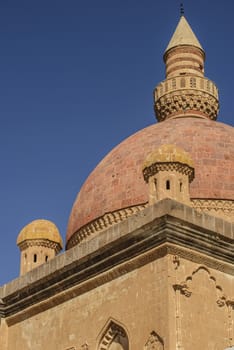 Ishak Pasha Palace (Constructed in 1685) is a semi-ruined palace located in the Dogubeyazit district of Agri province of Turkey.