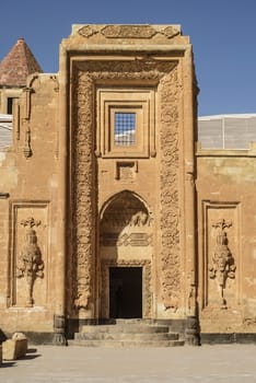 Ishak Pasha Palace (Constructed in 1685) is a semi-ruined palace located in the Dogubeyazit district of Agri province of Turkey.