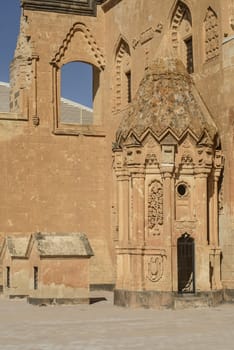 Ishak Pasha Palace (Constructed in 1685) is a semi-ruined palace located in the Dogubeyazit district of Agri province of Turkey.