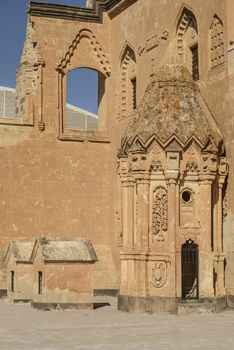 Ishak Pasha Palace (Constructed in 1685) is a semi-ruined palace located in the Dogubeyazit district of Agri province of Turkey.