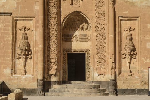 Ishak Pasha Palace (Constructed in 1685) is a semi-ruined palace located in the Dogubeyazit district of Agri province of Turkey.