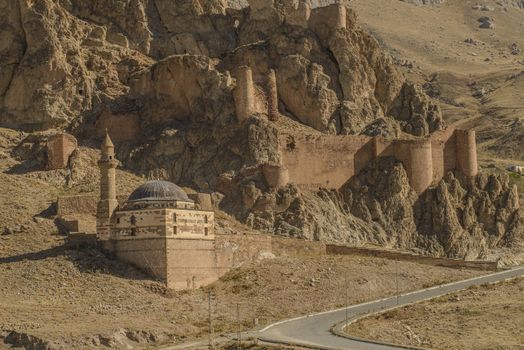 Ishak Pasha Palace (Constructed in 1685) is a semi-ruined palace located in the Dogubeyazit district of Agri province of Turkey.