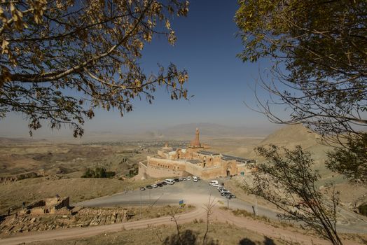 Ishak Pasha Palace (Constructed in 1685) is a semi-ruined palace located in the Dogubeyazit district of Agri province of Turkey.