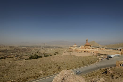 Ishak Pasha Palace (Constructed in 1685) is a semi-ruined palace located in the Dogubeyazit district of Agri province of Turkey.