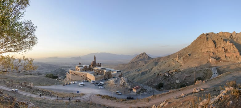 Ishak Pasha Palace (Constructed in 1685) is a semi-ruined palace located in the Dogubeyazit district of Agri province of Turkey.